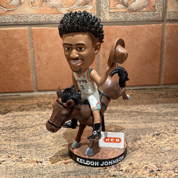 Accents Keldon Johnson Fiesta San Antonio Spurs Bobblehead Poshmark